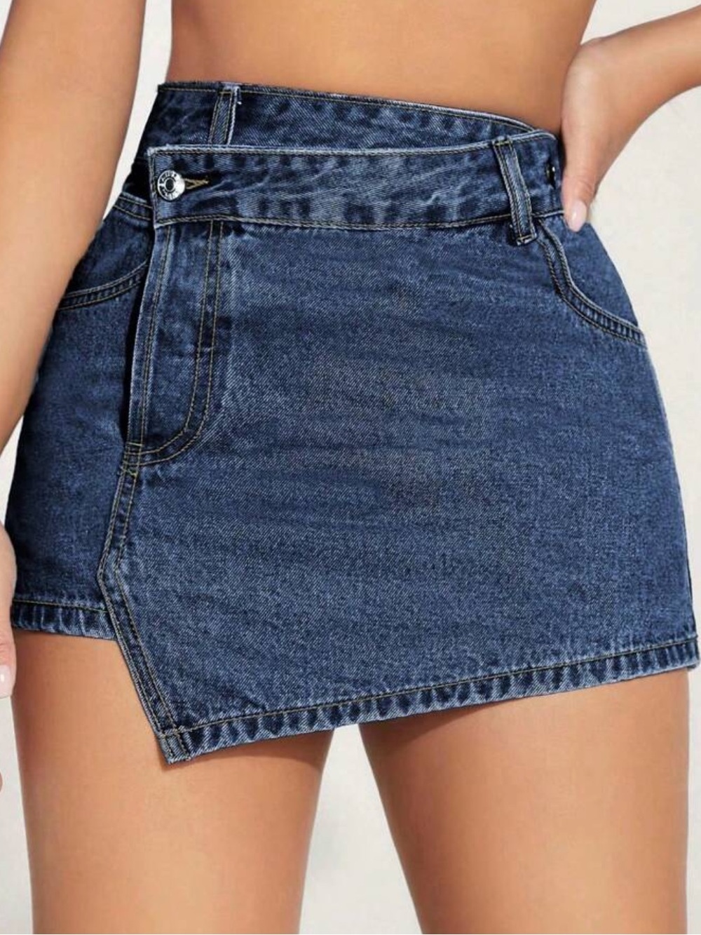 Denim Skort